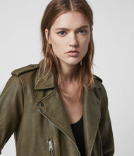 Load image into Gallery viewer, ELVA LEATHER BIKER JACKET